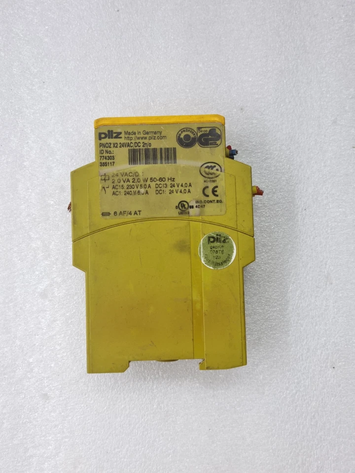 PILZ PNOZ X2 24VAC/DC 774303 SAFETY RELAY MADE IN GERMANY